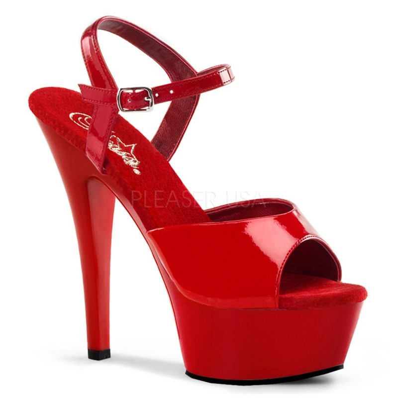 KISS-209 Piros táncos cipő